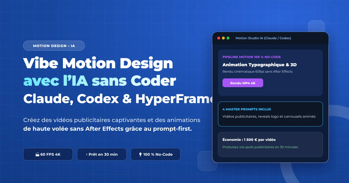 Guide Vibe Motion Design avec l’IA pour Entrepreneurs sans code